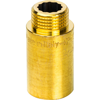 Удлинитель внутренняя-наружная резьба латунь 1/2*40мм STOUT SFT-0001-001240 купить