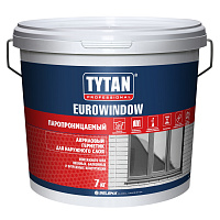 Герметик EUROWINDOW наружный паропроницаемый акриловый белый TYTAN Professional 18249 (7кг)