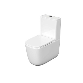 Унитаз напольный безободковый система смыва торнадо Optima Plus Aquatek AQ4451-00 купить