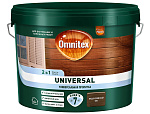 Пропитка-антисептик Omnitex by Pinotex Universal 2в1 Индонезийский Тик 50035523 (9л)
