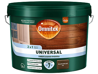 Пропитка-антисептик Omnitex by Pinotex Universal 2в1 Индонезийский Тик 50035523 (9л) купить