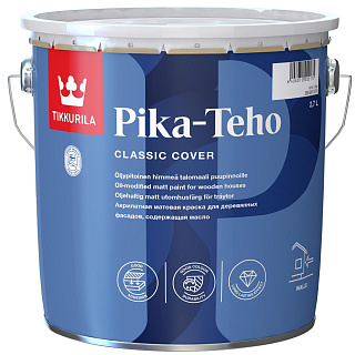 Краска акрилатная Tikkurila Pika-Teho для дерева База С матовая 2.7 л купить
