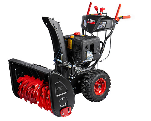 Снегоуборщик бензиновый ELITECH HD ST 1476LE эл.запуск 2фар 14л.с. 6+2 скор 76/54см, выброс-15м (E1609.016.00) купить