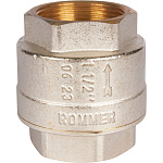Клапан обратный 1 1/2 пружинный муфтовый с металлическим седлом Rommer RVC-0001-000040 Клапан обратный 1 1/2 пружинный муфтовый с металлическим седлом Rommer RVC-0001-000040