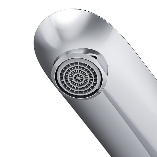 Смеситель Like F8092200 для раковины с высоким изливом и донным клапаном хром купить