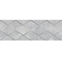 Вставка настенная Alcor Attimo, цвет серый, 20*60см Ceramica Classic 17-05-06-1188