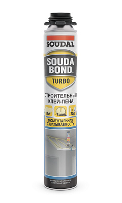Клей-пена пистолет SAUDABOND "TURBO" Soudal 168513 (0.75л) купить