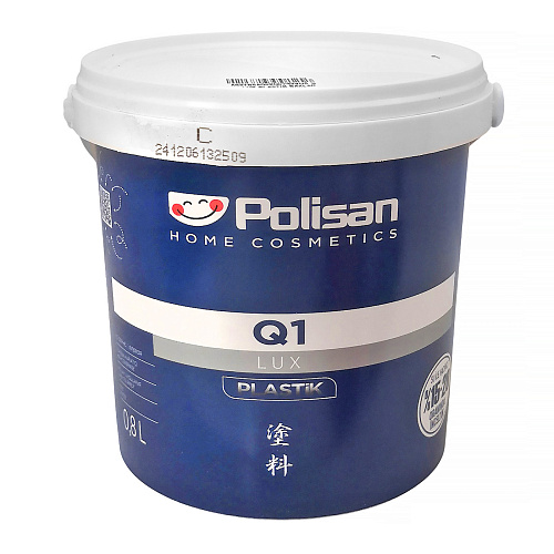 Краска для стен и потолков Q1 LUX PLASTIC матовая бесцветная база С Polisan 31B0050600 (0.8л) купить