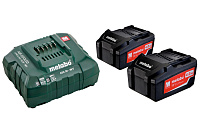 Basic-Set 4.0 Metabo (Аккумулятор(2шт)+ЗУ(ASC 30-36) 18В 2акк*4.0 а/ч(Li-ion) (685050000)