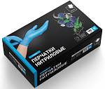 Перчатки нитриловые Стандарт M 100шт голубые A.D.M. SEMP002N
