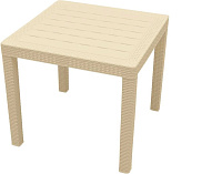 Стол пластиковый малый INGREEN Rattan  789*789*701 ING6183