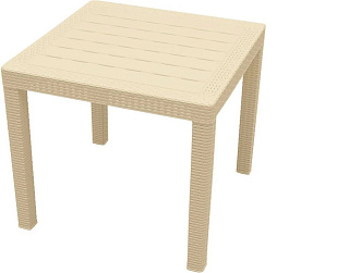 Стол пластиковый малый INGREEN Rattan  789*789*701 ING6183 купить