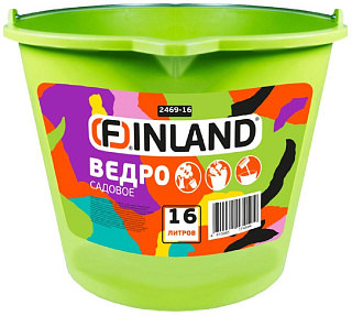 Ведро садовое FINLAND 16л пластик 2469-16 купить