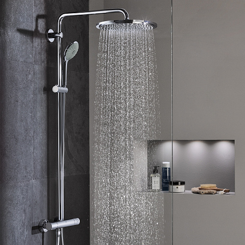 Система душевая Euphoria XXL System 310  с термостатом цвет хром GROHE 26075000 купить