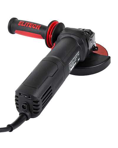 Шлифмашина угловая Elitech HD AG 1012E (E2213.048.00) 1010Вт пл.пуск 125мм М14 рег. обор. (E2213.048.00) купить