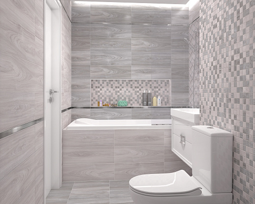 Плитка настенная Envy 20*60 см цвет серый, Ceramica Classic 17-01-06-1191 купить