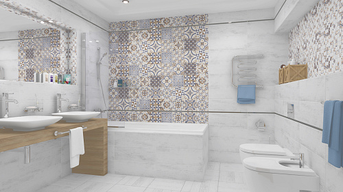 Керамогранит Pub 40*40 см цвет белый, Ceramica Classic купить