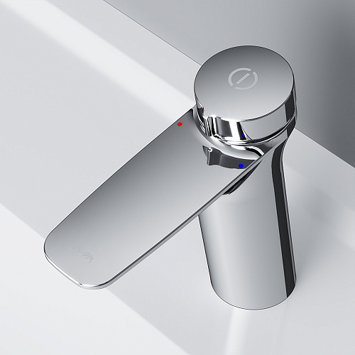 Смеситель AM.PM Inspire V2.0 F50A82500 TouchReel с донным клапаном излив 125мм хром купить
