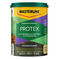 Пропитка защитная Masterline Protex бесцветная база CLR 0.9л 50036193