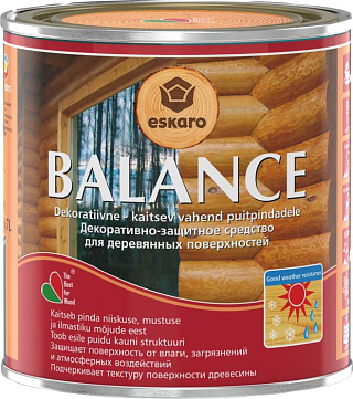 Средство декоративно-защитное для деревянных поверхностей Eskaro Balance тик EWW018 (0.7л) купить