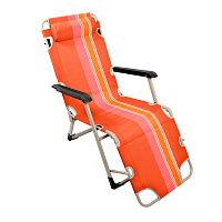 Кресло шезлонг Orange 5 положений 177*65*37см 61175