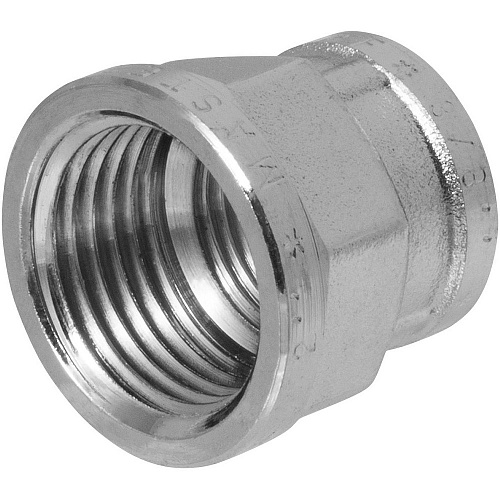 Муфта переходная 1/2"*3/8" с подхватами под ключ Masterprof резьба внутренняя-внутренняя ИС.072149 купить