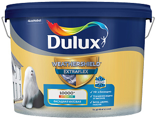 Краска фасадная Weathershield Extraflex белая база BW Dulux 5736103 (9л) купить