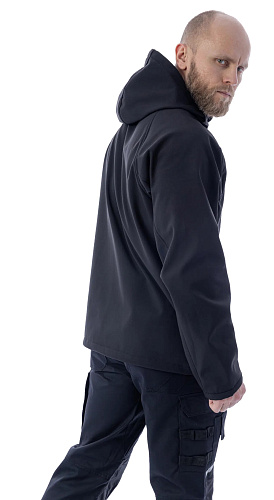 Куртка мужская Softshell с мембраной черный р.M(50-52) Brodeks KS232 купить
