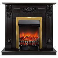 Каминокомплект Ottawa DN с очагом Fobos Lux Brass RealFlame