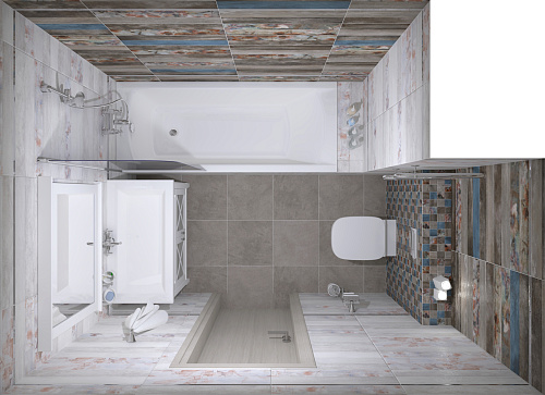 Плитка настенная Country светлый 20*60 см, Laparet 60122 купить