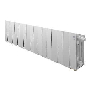 Радиатор биметаллический PianoForte 200мм  VDR 18 секций Bianco Traffico Royal Thermo RTPBTVDR20018 купить
