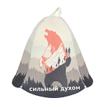 Шапка банная "Сильный духом" Банные штучки 41496 Шапка банная "Сильный духом" Банные штучки 41496