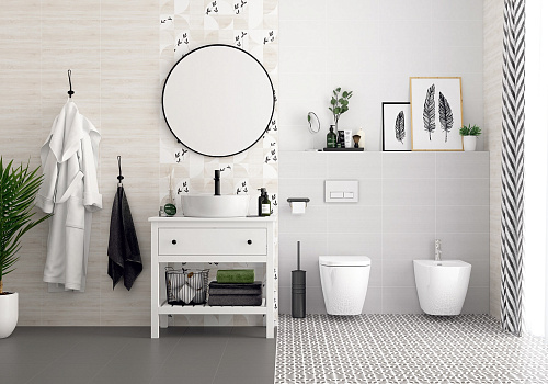 Плитка настенная Джапанди 20*40см белая LB-CERAMICS1039-8212(1041-8212) купить