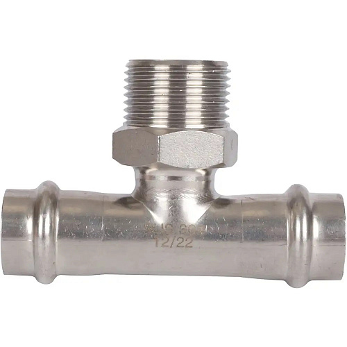 Тройник-переходник ВПр-НР прессовой из нержавеющей стали 18*3/4" Rommer RSS-0016-001834 купить