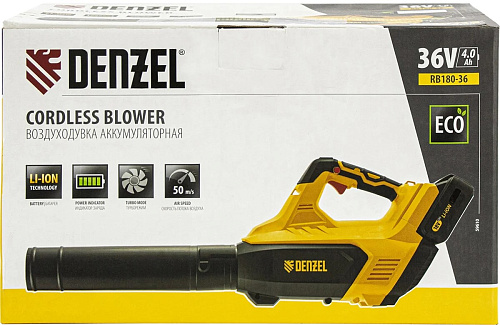 Воздуходувка аккумуляторная Denzel RB180-36 59610 купить