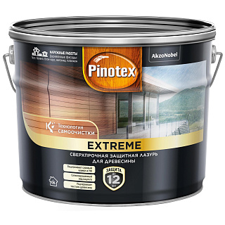 Лазурь для дерева Pinotex Extreme бесцветная CLR (9л) купить