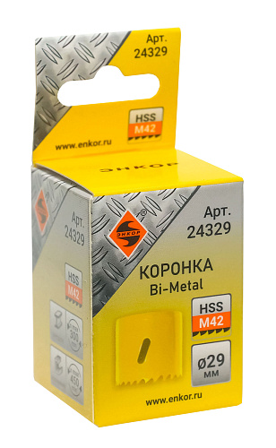 Коронка универсальная Энкор ф 29мм Bi-Metal M42 (HSS-Co 8%) (24329) купить