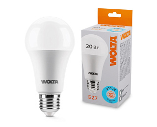 Лампа светодиодная 20Вт 6500K Е27 Wolta 25W65BL20E27 купить
