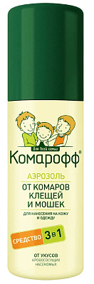 Аэрозоль 3 в 1 100мл Комарофф купить