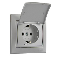 Розетка LEZARD MIRA 701-1010-123 с крышкой