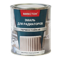 Эмаль алкидная для радиаторов МИКСТОН термостойкая глянцевая - 0.8 л