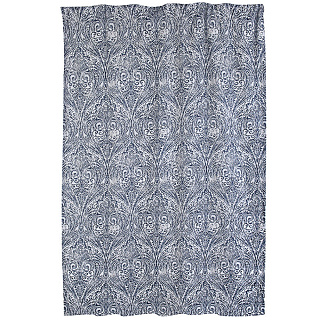 Штора готовая VERRAN Paisley на шторной ленте синяя 140*260см 315-01 купить