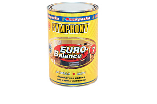 Краска для стен и потолков Symphony EURO Balance 7 (База C) 0.9 л купить