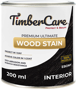 Масло тонирующее Wood Stain Ebony Эбеновое дерево 350035 (0.2л) купить