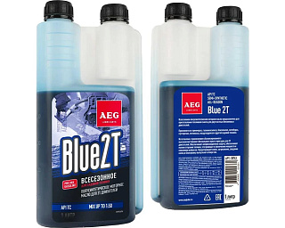 Масло 2Т полусинтетическое AEG 2T Motor Oil API TC 1л BLUE 30743 купить