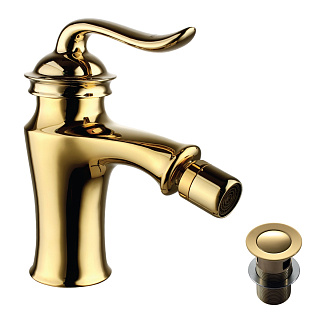 Смеситель Lemark Brava для биде золото LM4708G купить