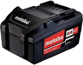 Аккумулятор Metabo 18В, 5.2 Ач 18В LI-Power  5.2а/ч (625592000) купить
