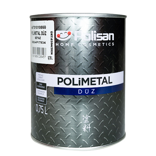 Грунт-эмаль по ржавчине 3в1 POLIMETAL гладкая кремовый Polisan 91X01220600 (0.75л) купить
