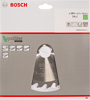 Диск пильный Bosch 184*30*24 Optiline Wood (2608640610)