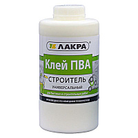 Клей ПВА ЛАКРА Строитель универсальный - 2.3 кг